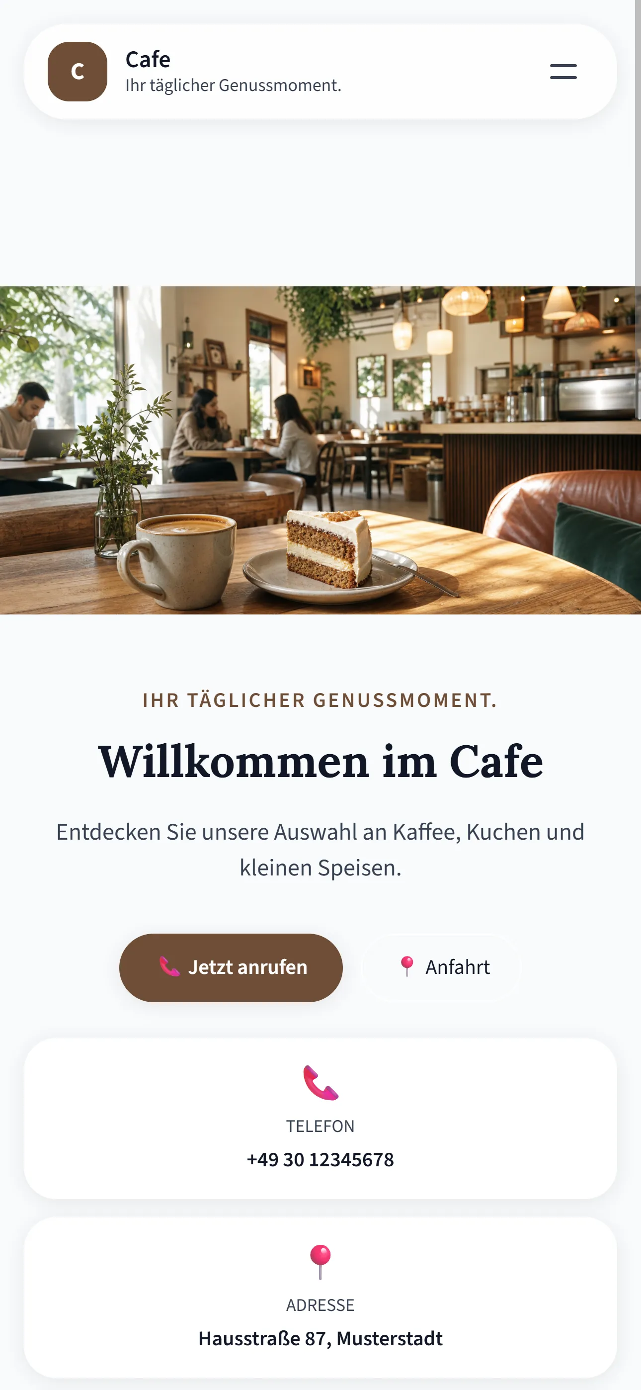 Café Beispiel